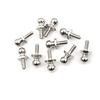 10Pcs Model Car Ball Head Screws Aluminum Alloy Non-standard Screws Suitable for Tow Hook/drift Car D3