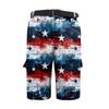 Мужские рабочие шорты с принтом Дня независимости и несколькими карманами