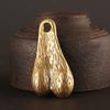 Solid Brass Men'S Testicle Pendant Keychain Car Keychain Diy Accessories