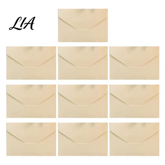 Holiday Party Invitations 10Pcs Small Blank Envelopes, Multi?Color Card Mini Envelopes for Gift Compact Note Sleeves Cards, Greeting Invitations,