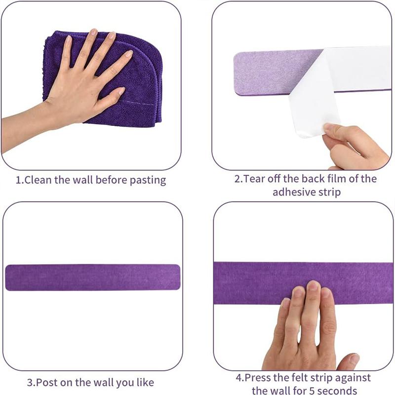 8 шт. офисная доска для заметок с Н-образными гвоздями, расширенный держатель фотографий, креативное войлочное сообщение, за исключением другого реквизита для съемки 33x5 см