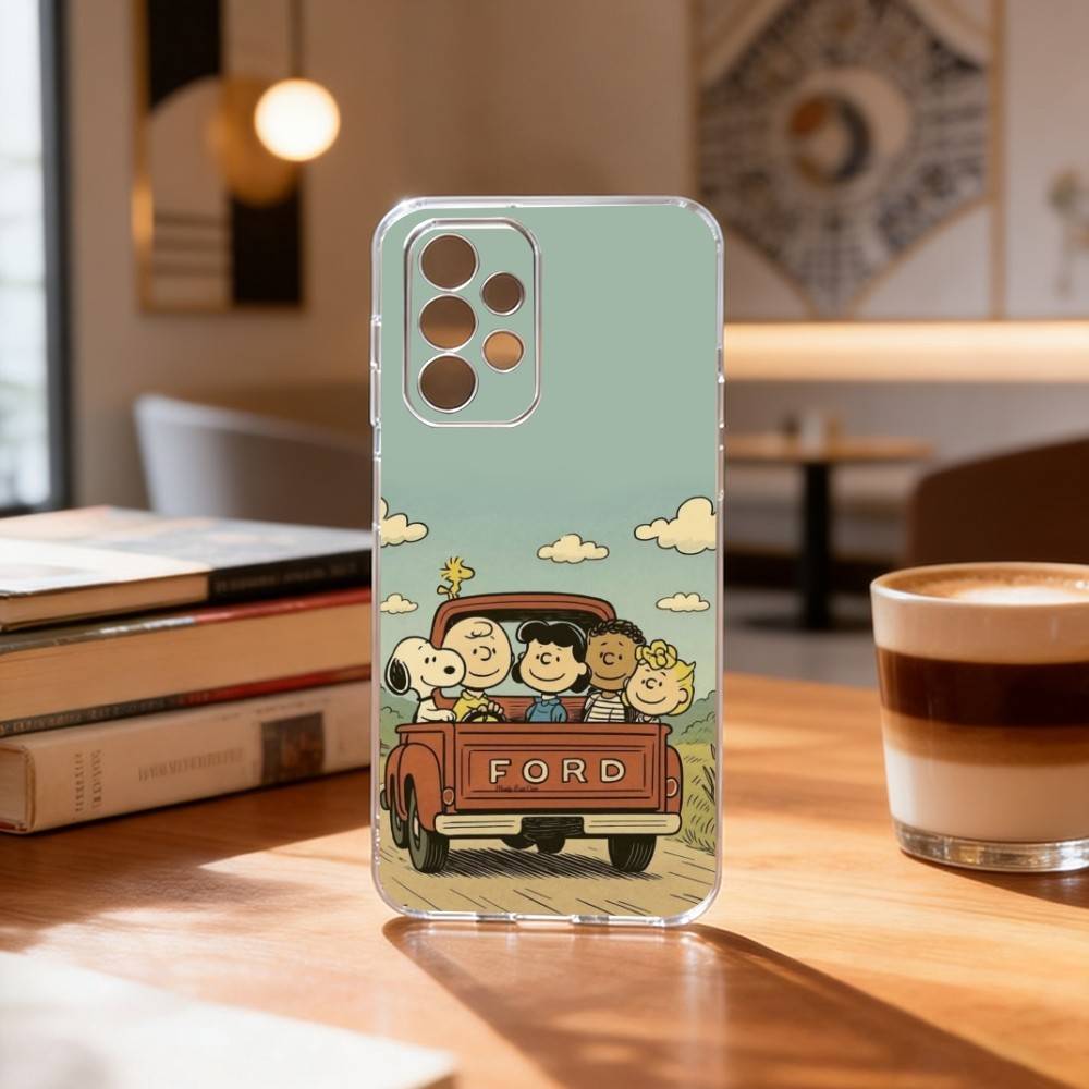 O-l S-noopy-Y  Phone Case For Samsung S25,S24,S21,S22,S23,S30,Ultra,S20,Plus,Fe Transparent Cover