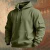 Men's Solid Color Sweatshirt Hoodie Men's Sports Large Size Casual Sweatshirt