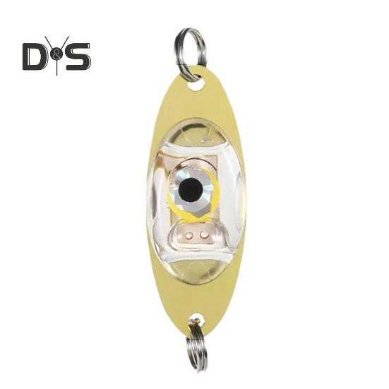 Светодиодная приманка для рыбы, ярко-яркая, для глубоководной рыбалки, светодиодные рыболовные приманки со встроенным аккумулятором, автоматическим включением/выключением, подводные мигающие фонари для троллинга