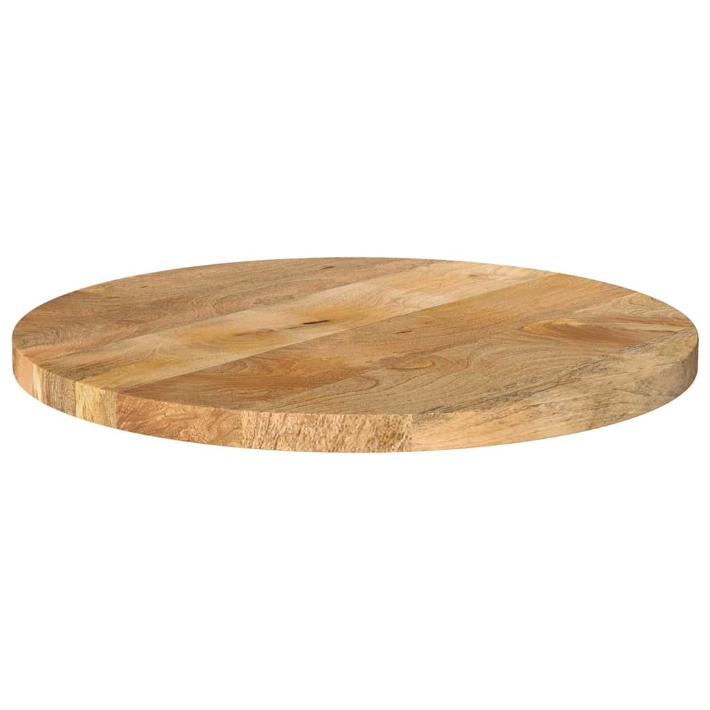 Round Solid Mango Wood Table Top Ø 40 x 2.5 cm