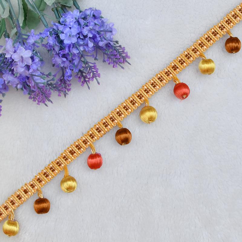 1 метр Европейский стиль кисточка бахрома помпон шар занавеска кружевная отделка сделай сам обивка диван скатерть декор аксессуары швейное ремесло