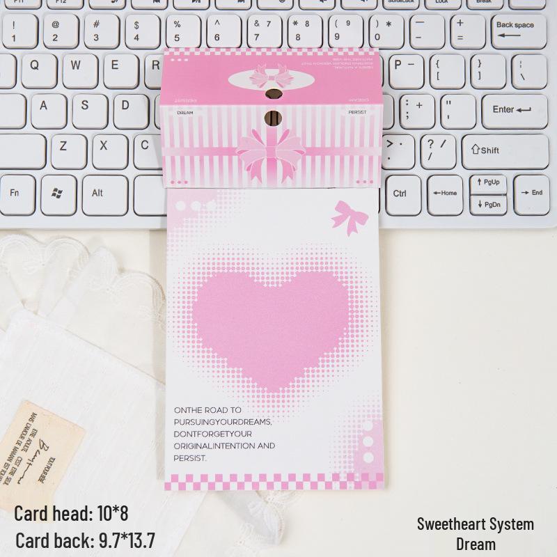 Самоклеящийся милый набор пакетиков для упаковки карточек для маленьких карточек