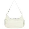 The North Face Bonnie 3L Brand Logo Decorated Zipper Closure Nylon Mini Shoulder Bag Women shoulder bag Cream-White NN2PR84K