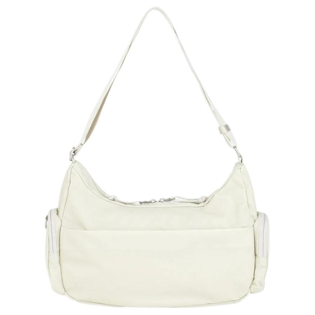 The North Face Bonnie 3L Brand Logo Decorated Zipper Closure Nylon Mini Shoulder Bag Women shoulder bag Cream-White NN2PR84K