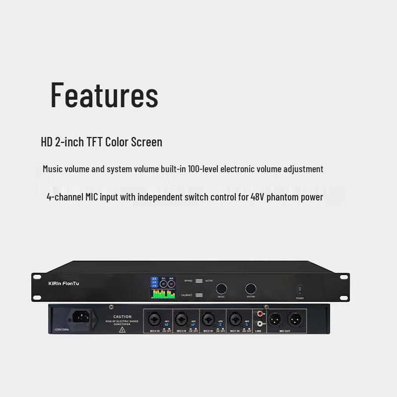 FionTu KRFIONTU Professional Conference Audio Processor (CN version)
