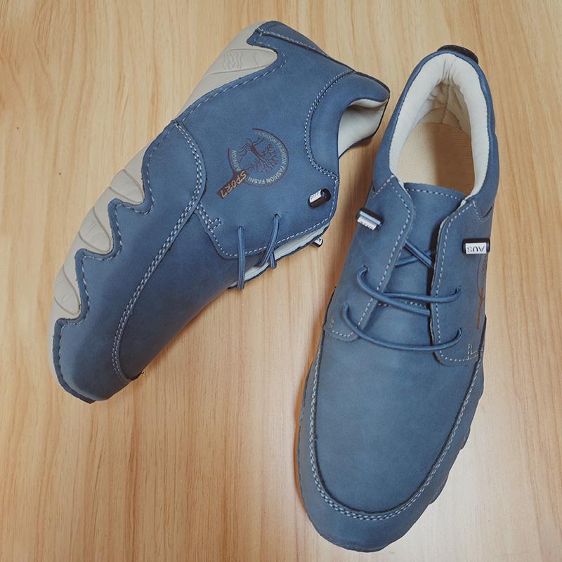 Fashion Casual Sports Shoes Men Cross Training Shoes with Lace Up Design Suitable for Running Tennis Shoes New Promotion Casual Leather