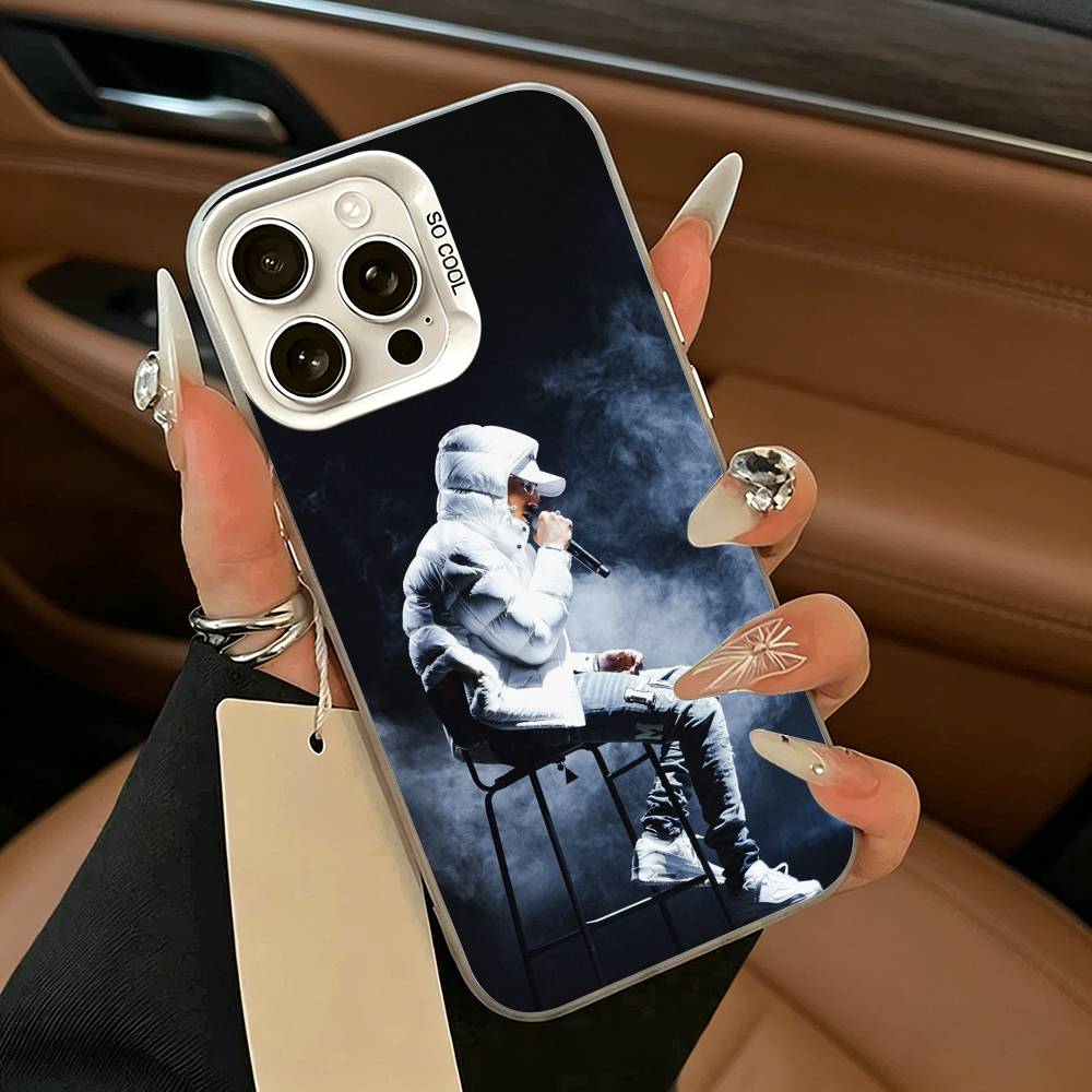 Чехол для телефона Freeze Corleone 667 для iPhone 17 Air 16 15 14 13 12 11 Pro Max Белый Серебристый Жесткий Чехол