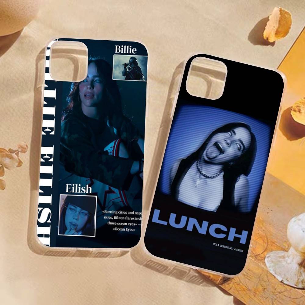 Поп E-Eilish Звезда B-billie Прозрачный чехол для телефона для IPhone 17 Air 16 Pro Max 15 14 13 12 11Plus Ударопрочный чехол