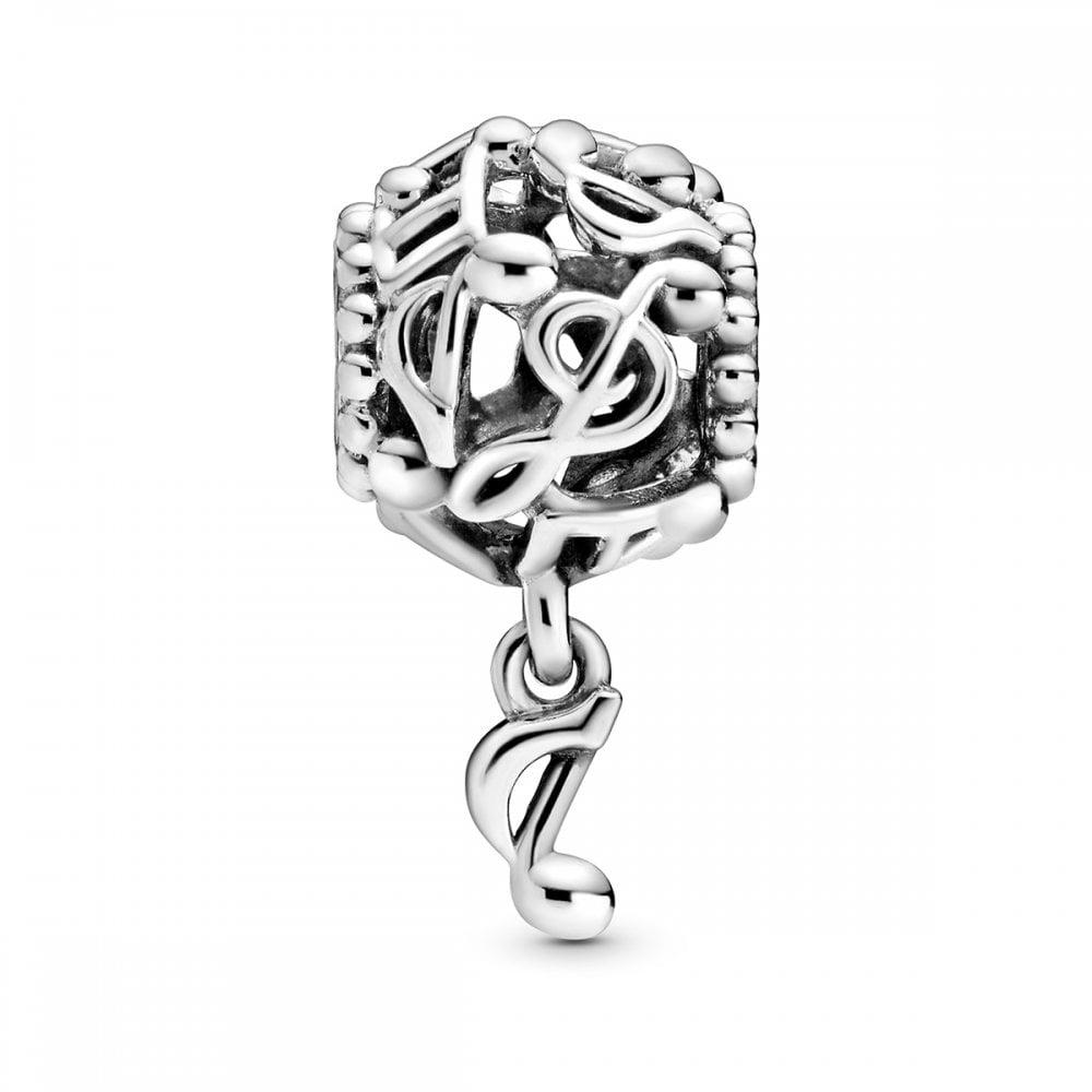 Pandora Openwork Music Notes Charm – Sterling Silver