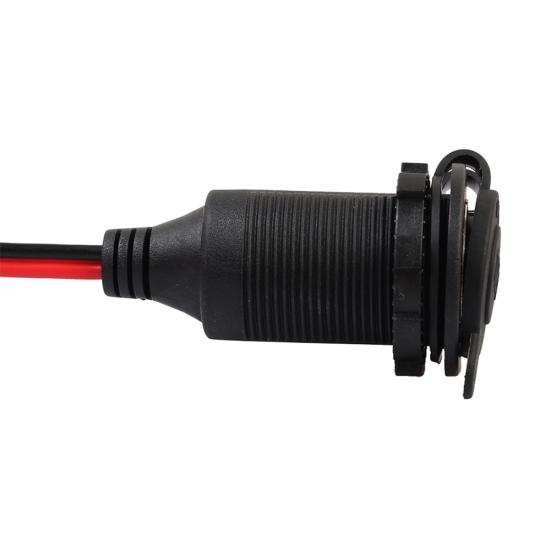 Автомобильный зарядный кабель для прикуривателя 12 В, гнездовой разъем, адаптер