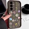 Ударопрочный чехол с рисунком Трава и Цветы для Samsung Galaxy S24 S25 Edge S23 Ultra S22 S21 FE S26 A57 A34 A54 A15 A35 A56 A55 5G