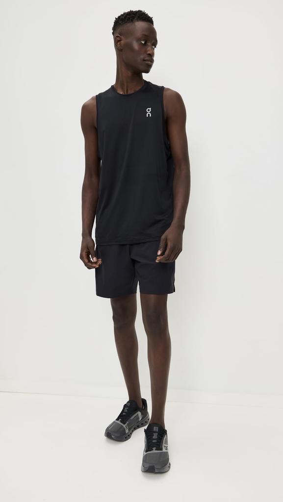 On Core Small 7" Shorts, Black, Men's,