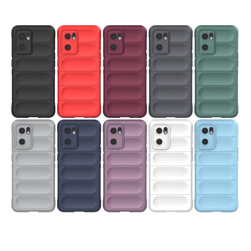 Чехол для OPPO Reno7 Reno 7 Pro 5g Global Back Cover Phone Case Liquid Silicone Anti Fall Shockproof Armor Cases Funda Coque