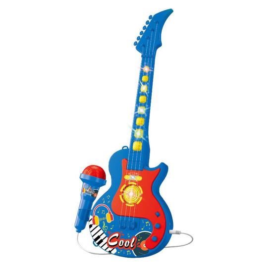 Детский микрофон игрушка со стойкой регулируемой высоты для малышей, мальчиков, девочек, караоке-машина со светодиодной подсветкой, музыкальный детский микрофон для пения