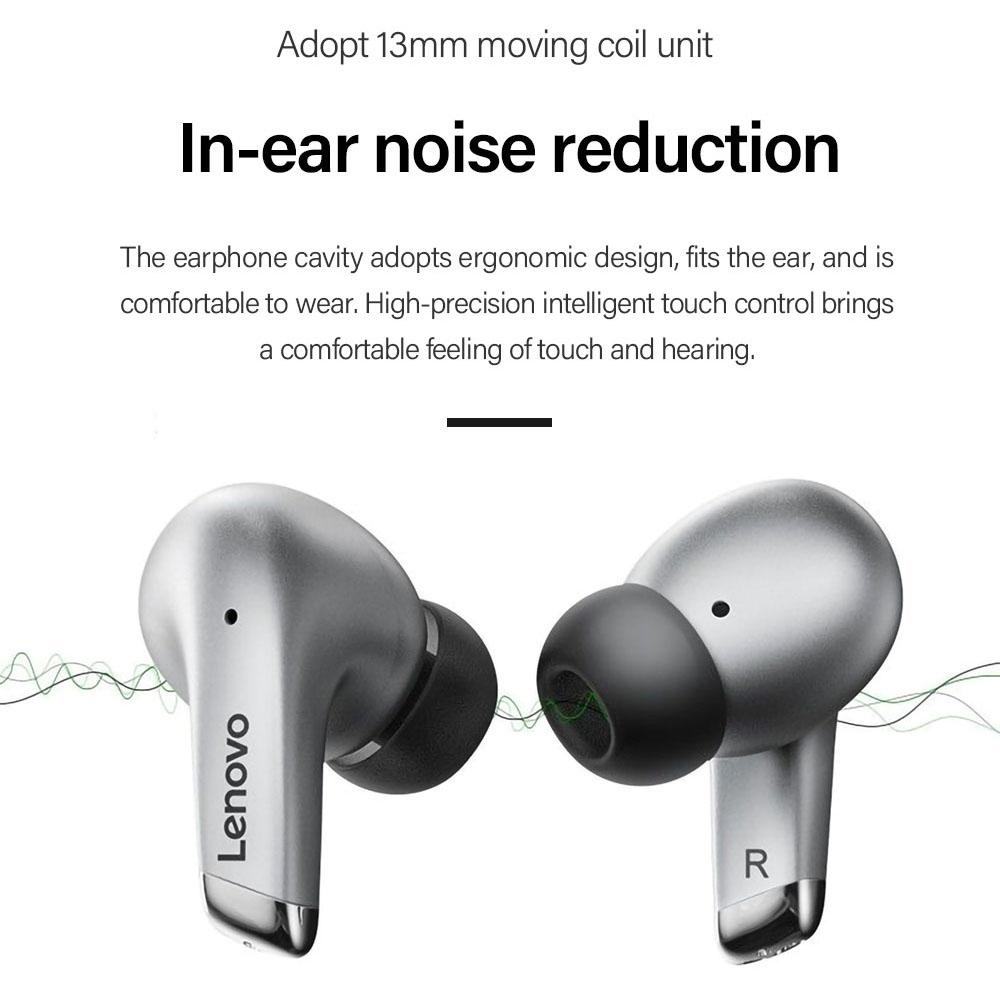 Lenovo LP5 Мини Bluetooth наушники 9D стерео водонепроницаемые беспроводные наушники для iPhone 13 Xiaomi Bluetooth наушники с микрофоном