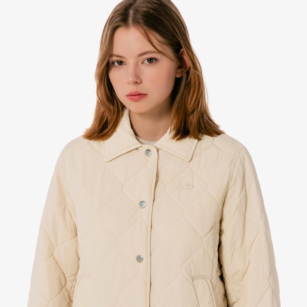 [lacoste] Women's Quilted Pattern Padded Jumper BF265E-56G02S