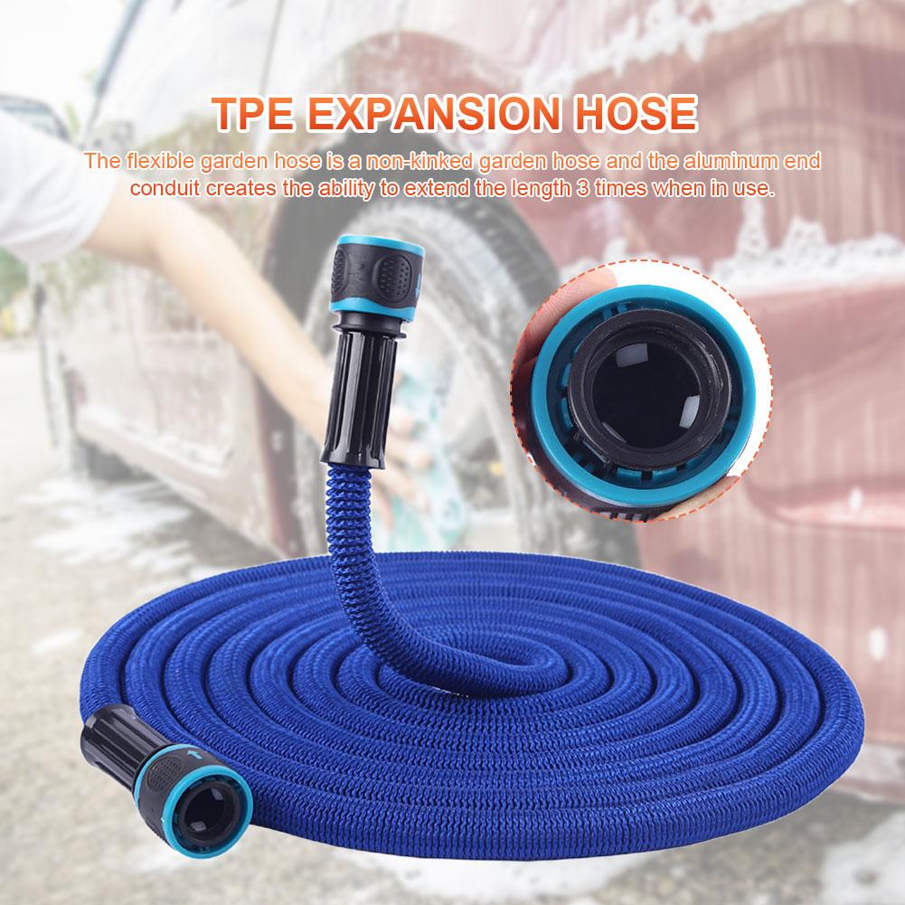 25FT-150FT Expandable Flexible Water Hose Car Wash Hose Garden Sprayer Water Gun Hose Gardening Watering Hose Irrigation Tools