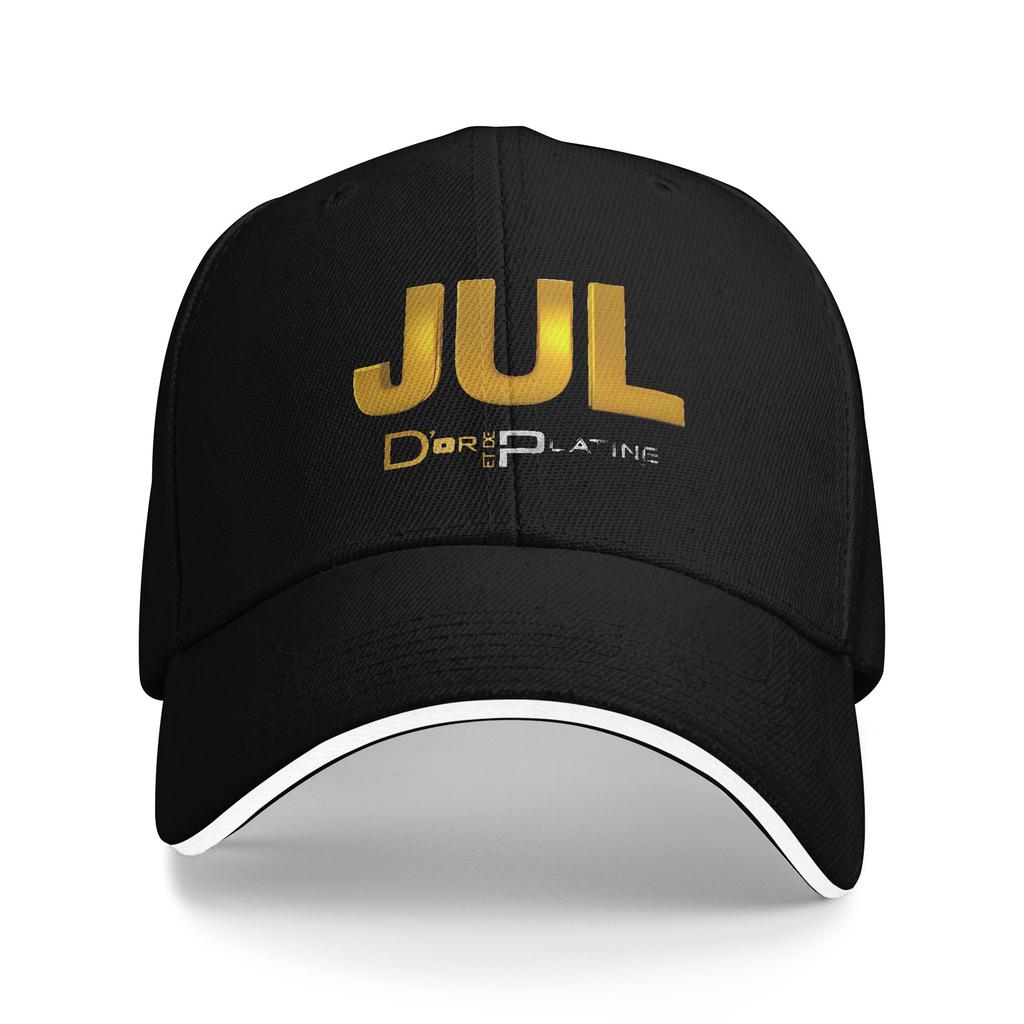 Jul Gold and Platinum Rapper Unisex Baseball Cap Casual Outdoor Cap 2024 Golf Hats Spring Adjustable Hat