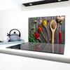 GLASS PROTECTIVE PLATE FOR STOVE 80x52 SPICES