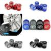 4PCS Metal Wheel Valve Stem Caps Tire Air Cover for Alfa Romeo Spider 147 155 156 159 Giulia Mito Stelvio 4C GT Car Accessories rvcr43