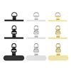 0.3Mm Sturdy Metal Cellphone Tether Tab 360 Degree Rotation Phone Hanging Strap Gasket Replacement Phone Lanyard Patch Clip