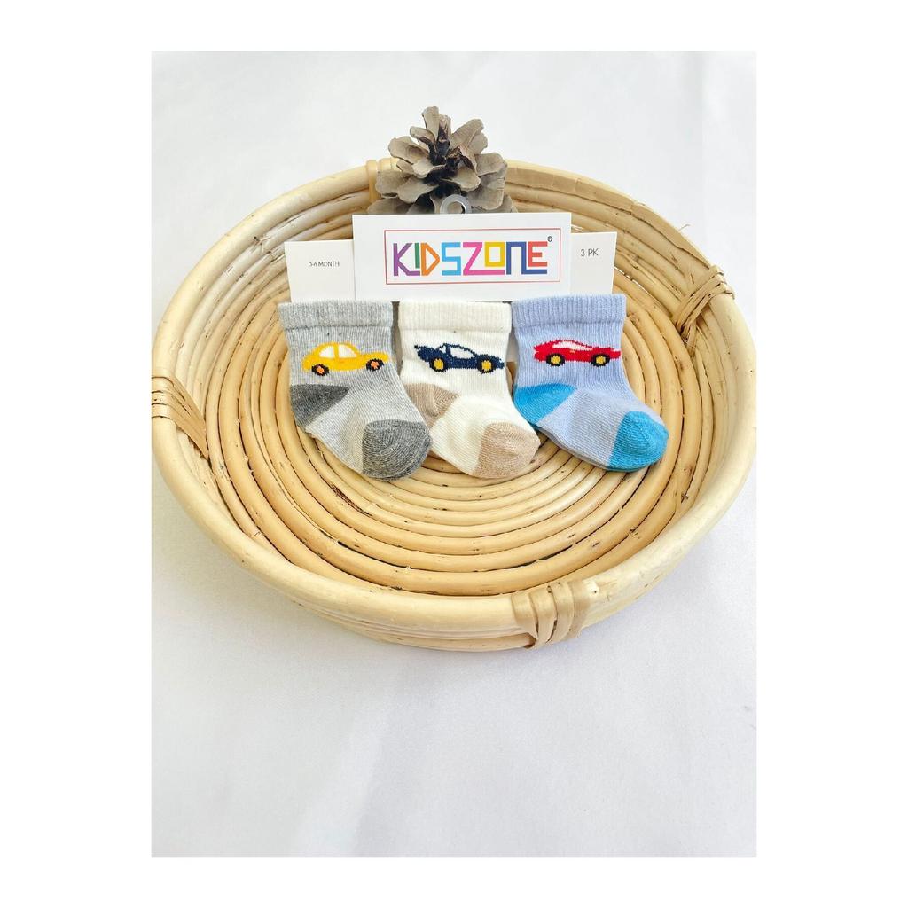 Носки для новорожденных, 3 упаковки, 100% хлопок, носки для новорожденных