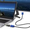 HDMI-совместимый кабель-переходник VGA-переходник «папа-женщина» с разъемом 3,5 мм, аудио HD 1080P для ПК, ноутбука, планшета