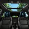 2PCS Fun Grandma Face Seat Headrest Protector Washable Car Headrest Covers  Back Seat