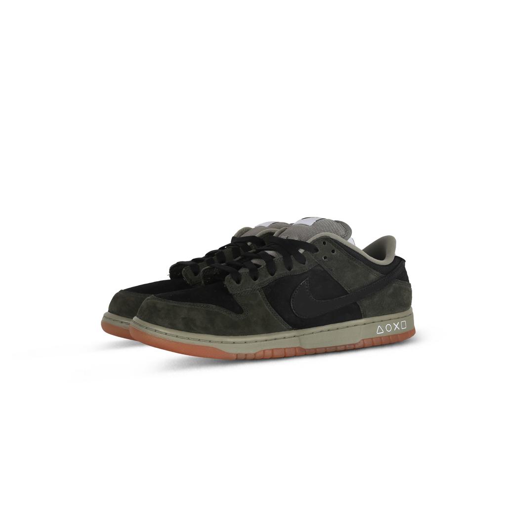 Nike Dunk SB Archive Suede Coverage Cushioning Abrasion Resistant Low top Skateboard Shoes Unisex Black Green HJ0367-301(Team368-)