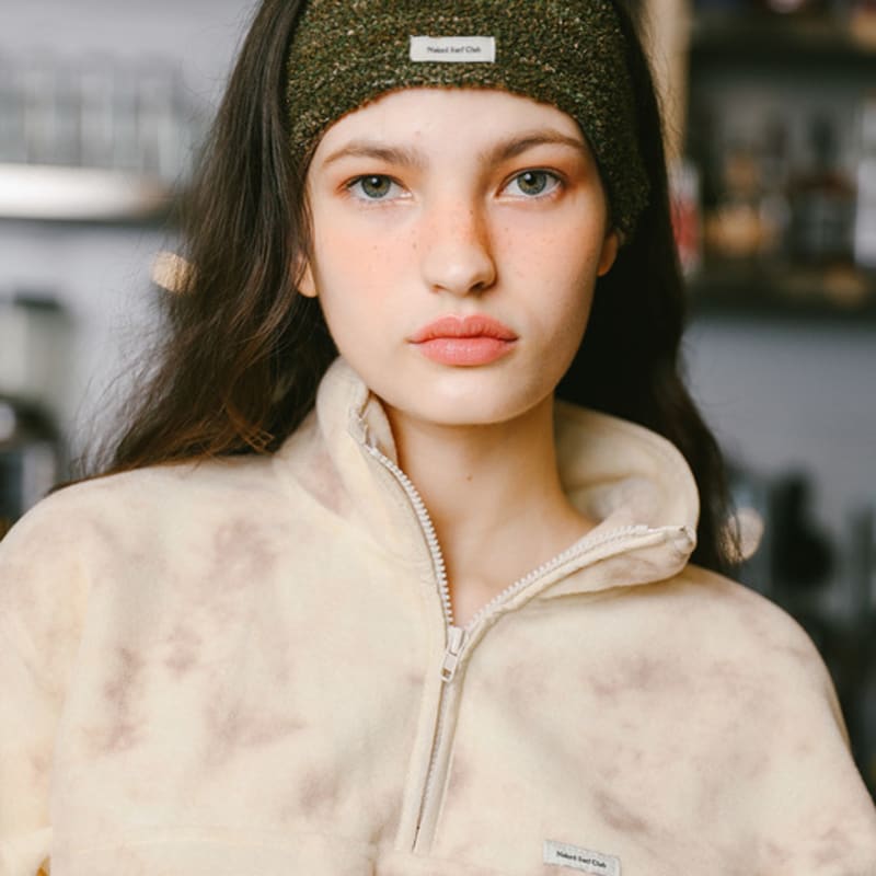 Повязка на голову Naked Surf Club N.S.C из махровой ткани (хаки)