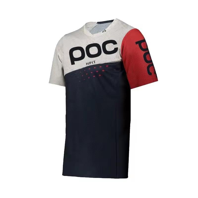 Off-road Motorcycle Mountain Bike Jersey Quick Dry Cycling T-shirt Outdoor Sports HPIT POC