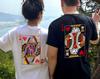 Queen & King of Hearts Matching T-Shirt and Kids Tshirts: Vintage Poker Couple Costume