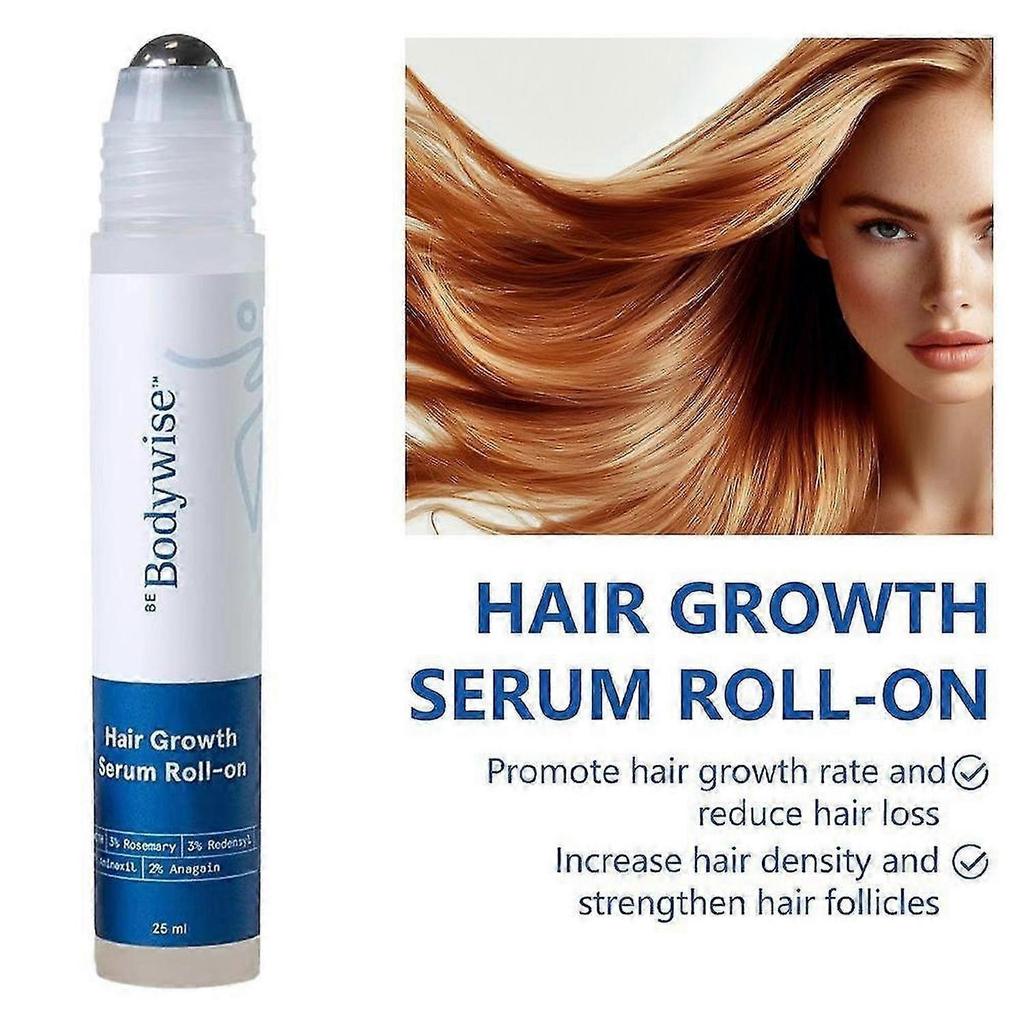 Be Bodywise Hair Growth Serum,3% Rosemary Hair Roll On Essence -25ml