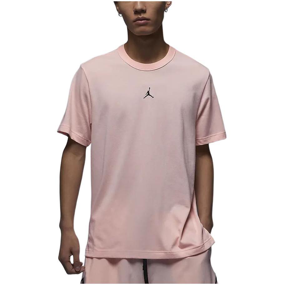 Jordan Dri-Fit Sport Solid Crew Neck Quick-Dry Casual Short Sleeve T Shirt Men Tops Legend-Pink FN5830-622