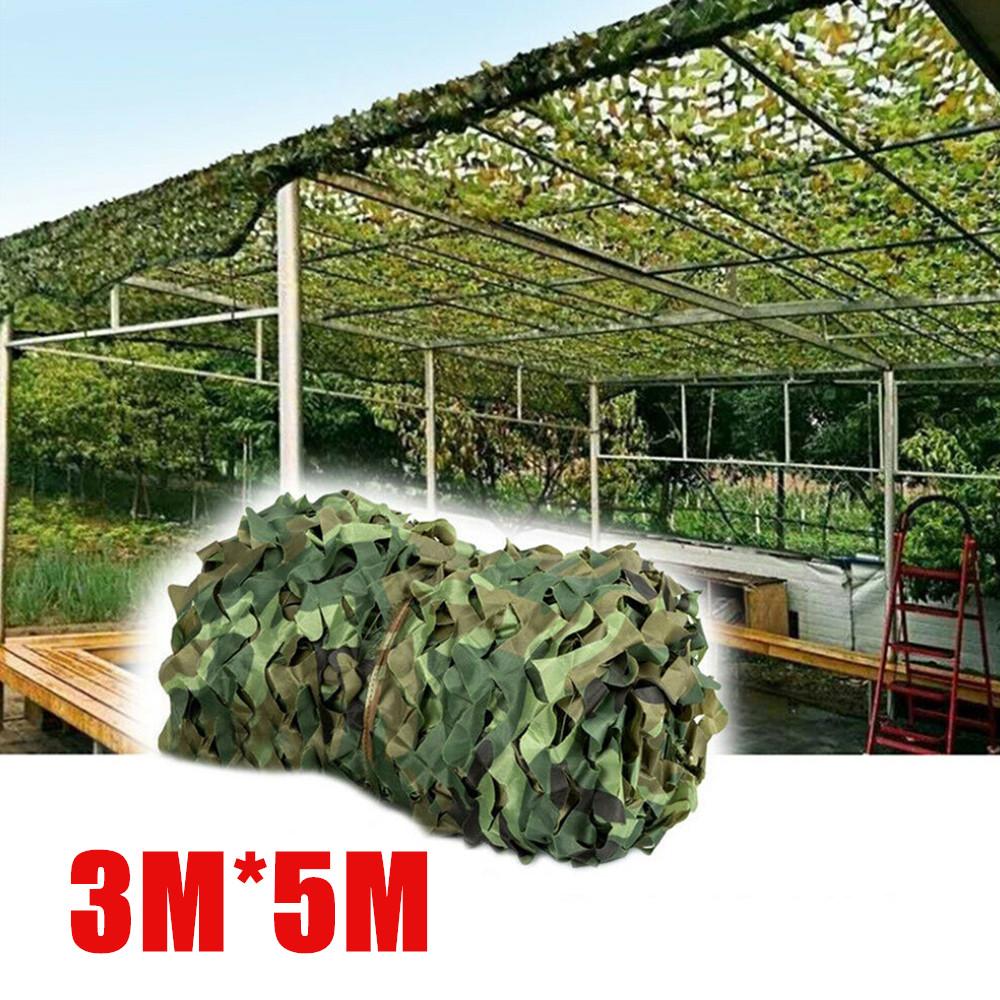 3x5 м 4x6 м Камуфляжная сетка Рулон для оптовой продажи Теневая сетка для Охоты Лесных Тренировок Кемпинга Чехла на Автомобиль Пейнтбола Наблюдения за Птицами