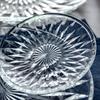 Круглая сервировочная тарелка Min Nai Diamond Glass