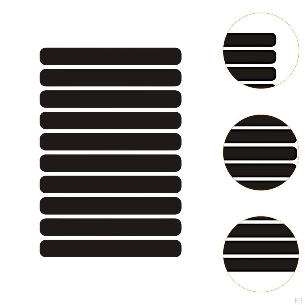 Светоотражающая наклейка, черная, аксессуары, многоцелевая, простая в установке, декоративная лента, наклейка для