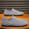 Men's Shoes Summer Fly-woven Mesh Sports Leisure Thin-soled Mesh Shoes Men's Work Soft-soled Light Labor Insurance Casual Shoes