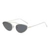 Trendy Cat Eye Sunglasses UV400 Women Fashion Metal Frame Unique Small Oval Sun Glasses Cool Luxury Triangle Eyewear
