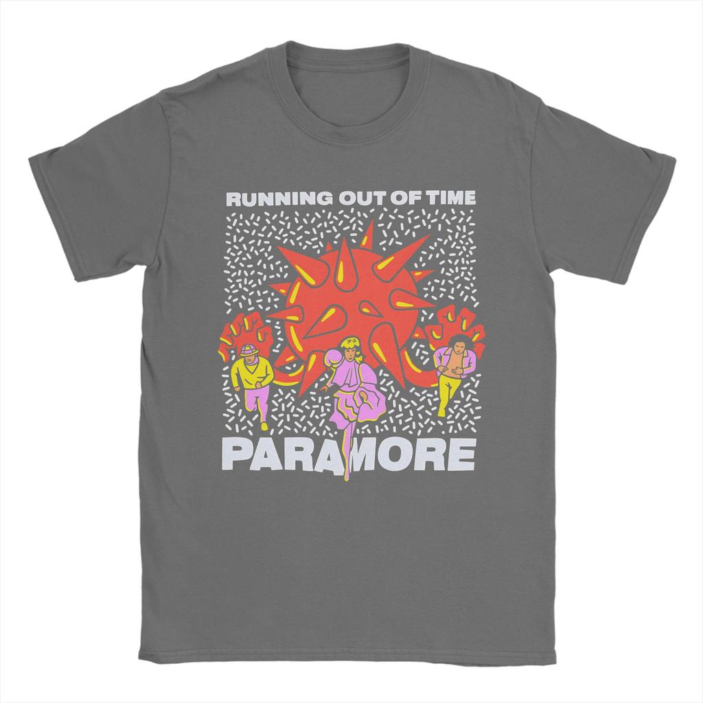 Leisure Paramore Band TShirts Men O Neck Cotton T Shirt Short Sleeve Tee Shirt Big Size Clothes