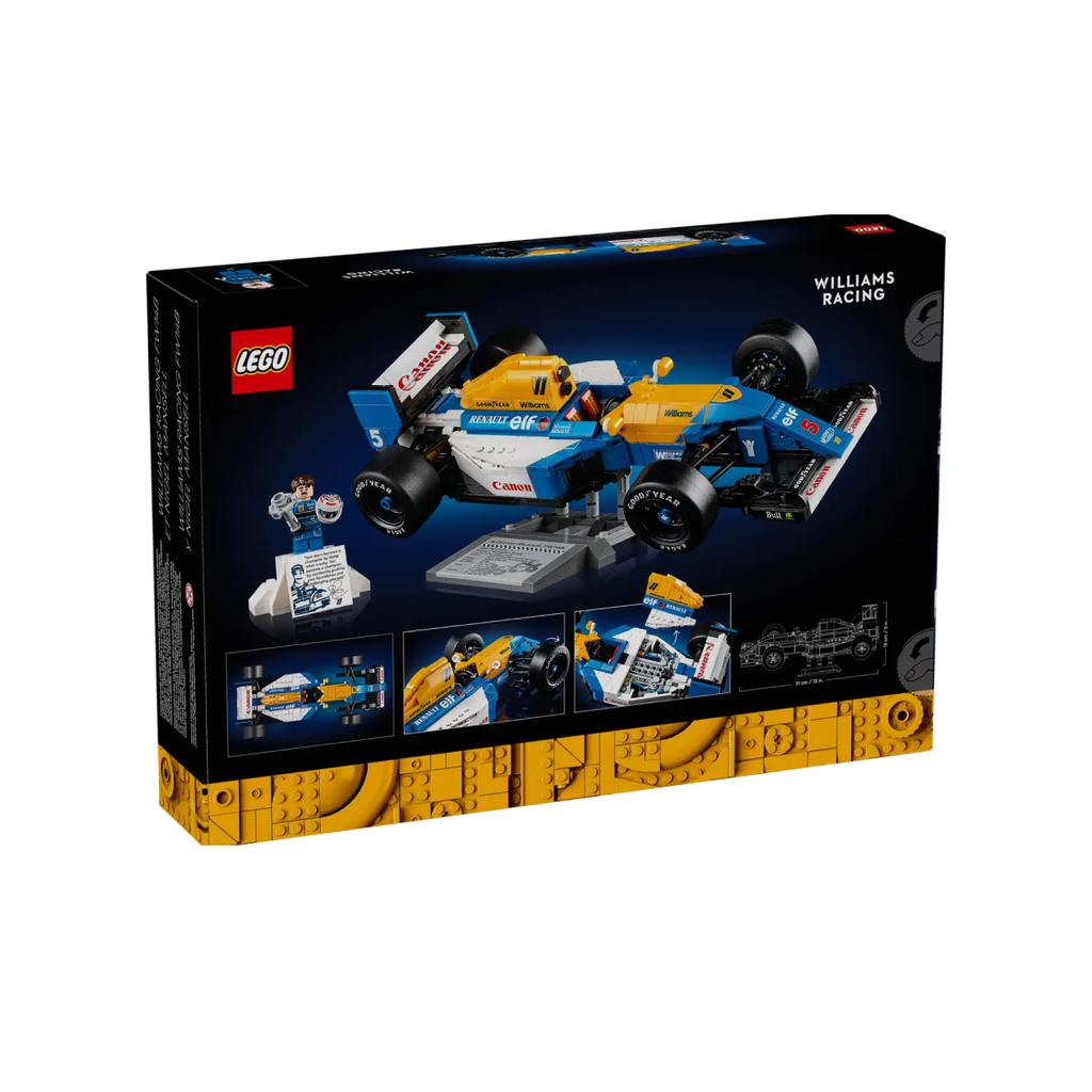 Lego Icons Williams Racing FW14B и Найджел Мэнселл