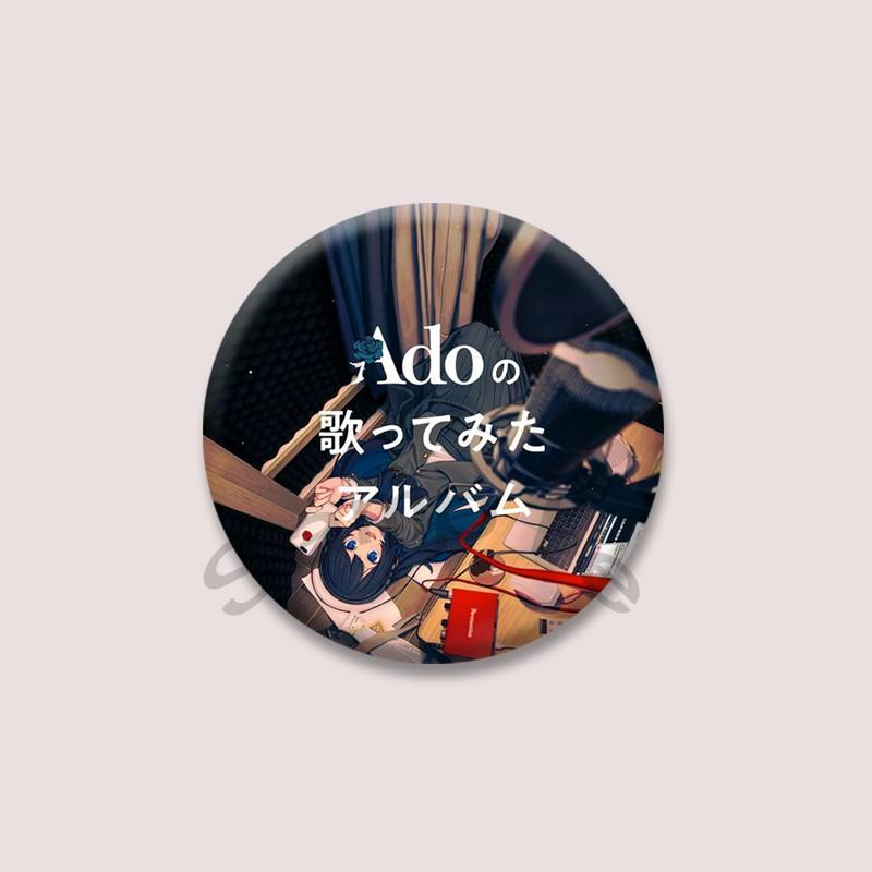 Ado Kyogen X Uta Soft Button Brooch Lapel Pins Cartoon Idol Badge Bag Clothes Decor Accessories Fans Collect Jewelry Gifts