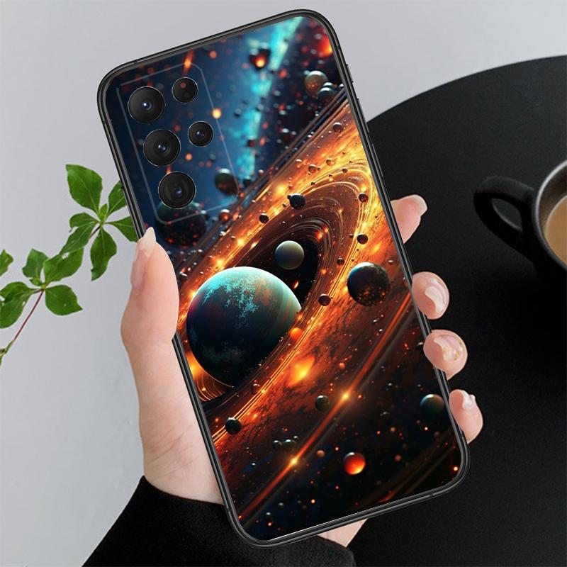 Planets And Galaxies Space universe Phone Case For Samsung Galaxy S25 S24 S23 S22 S21 S20 Ultra S20 S22 S21 S23 S20 FE S24 Plus