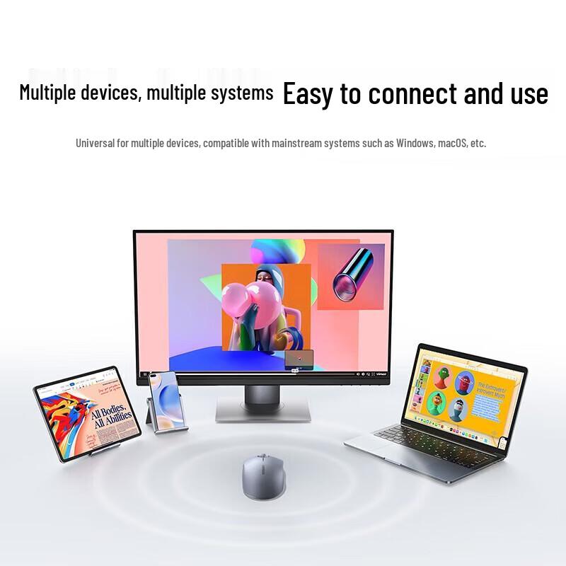 UGREEN Ergonomic Dual-Mode Silent Wireless Mouse