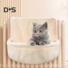 Cat Radiator Bed for Heaters Foldable Hanging Cat Plush Bed with Metal Frame Cozy Cat Hammock Warm Cat Radiator Nest